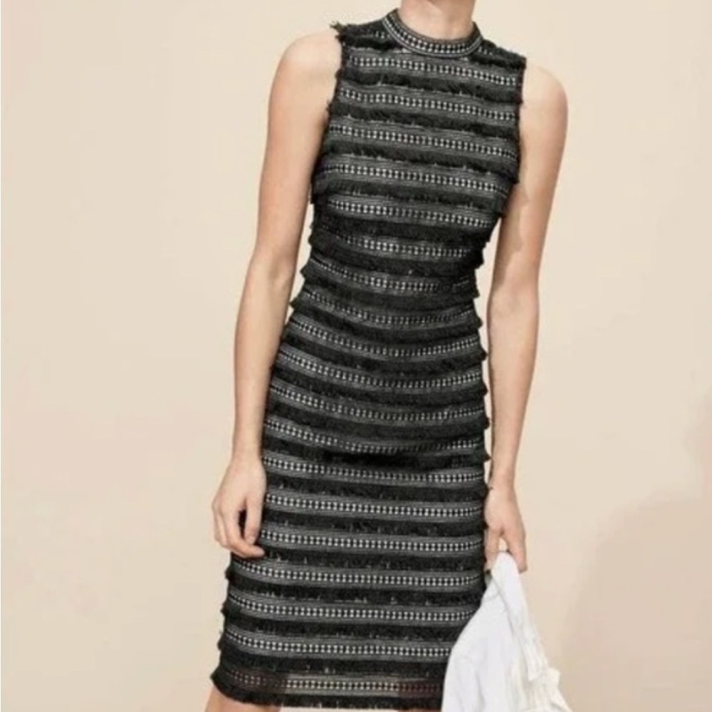 NWOT J. Crew Fringy Lace Cocktail Dress, Sz 4
